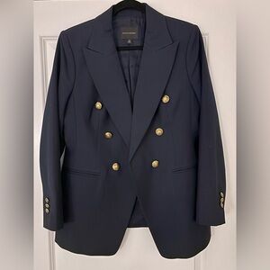 Banana Republic Navy Blazer with Gold Buttons